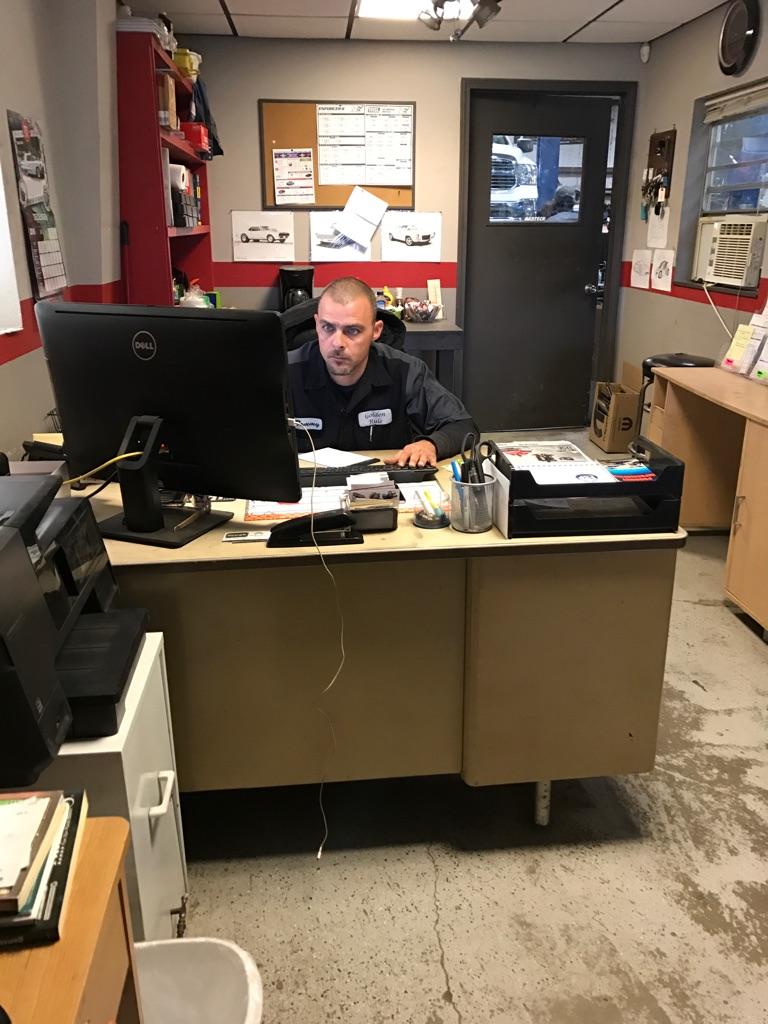 Staff at the front desk